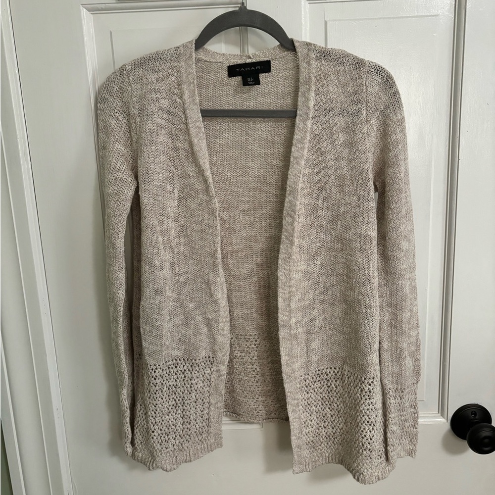 Tahari light weight cardigan